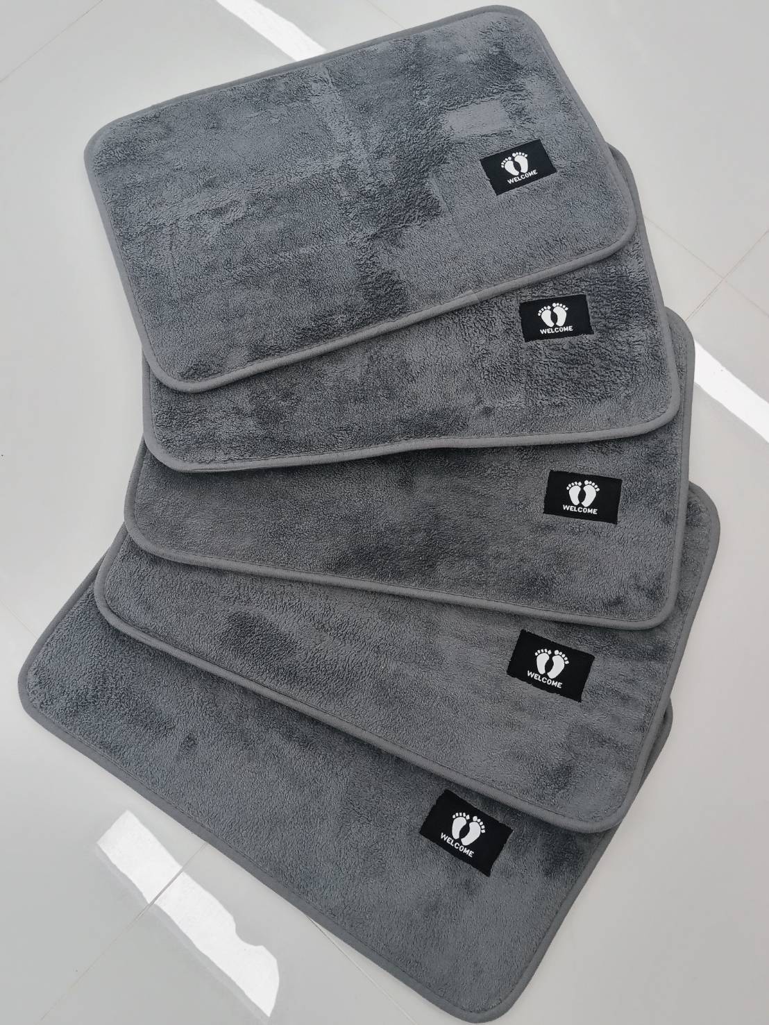 พรมเช็ดเท้า คละสี 