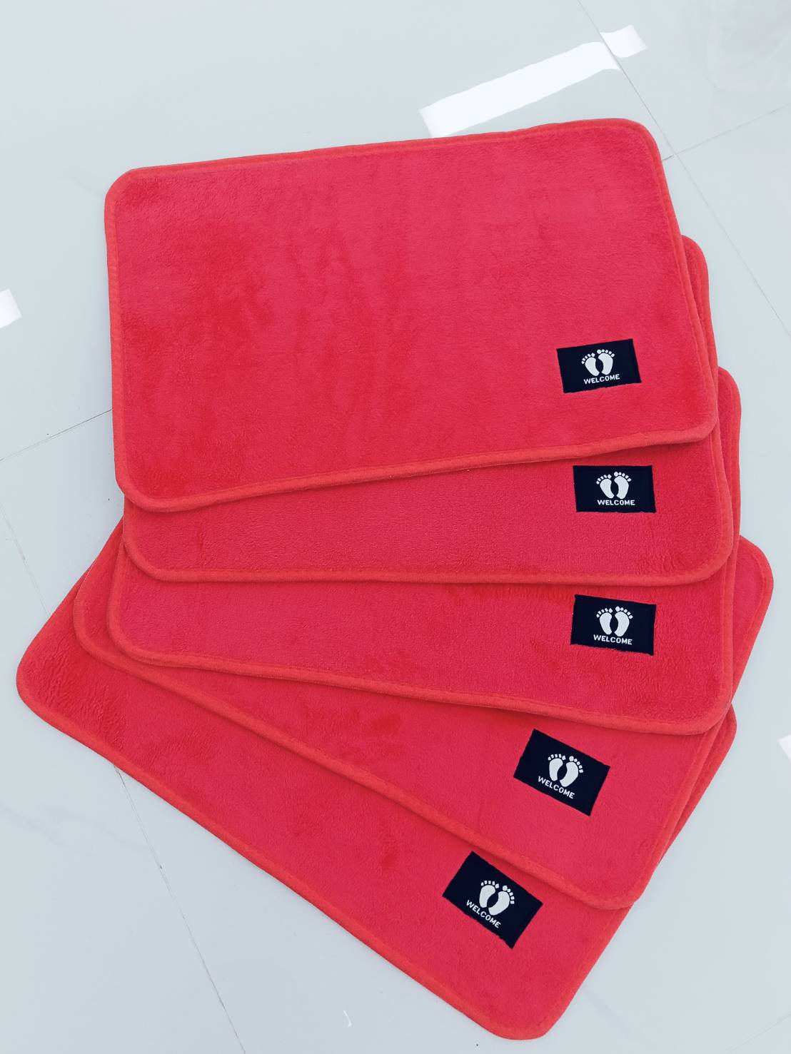 พรมเช็ดเท้า คละสี 